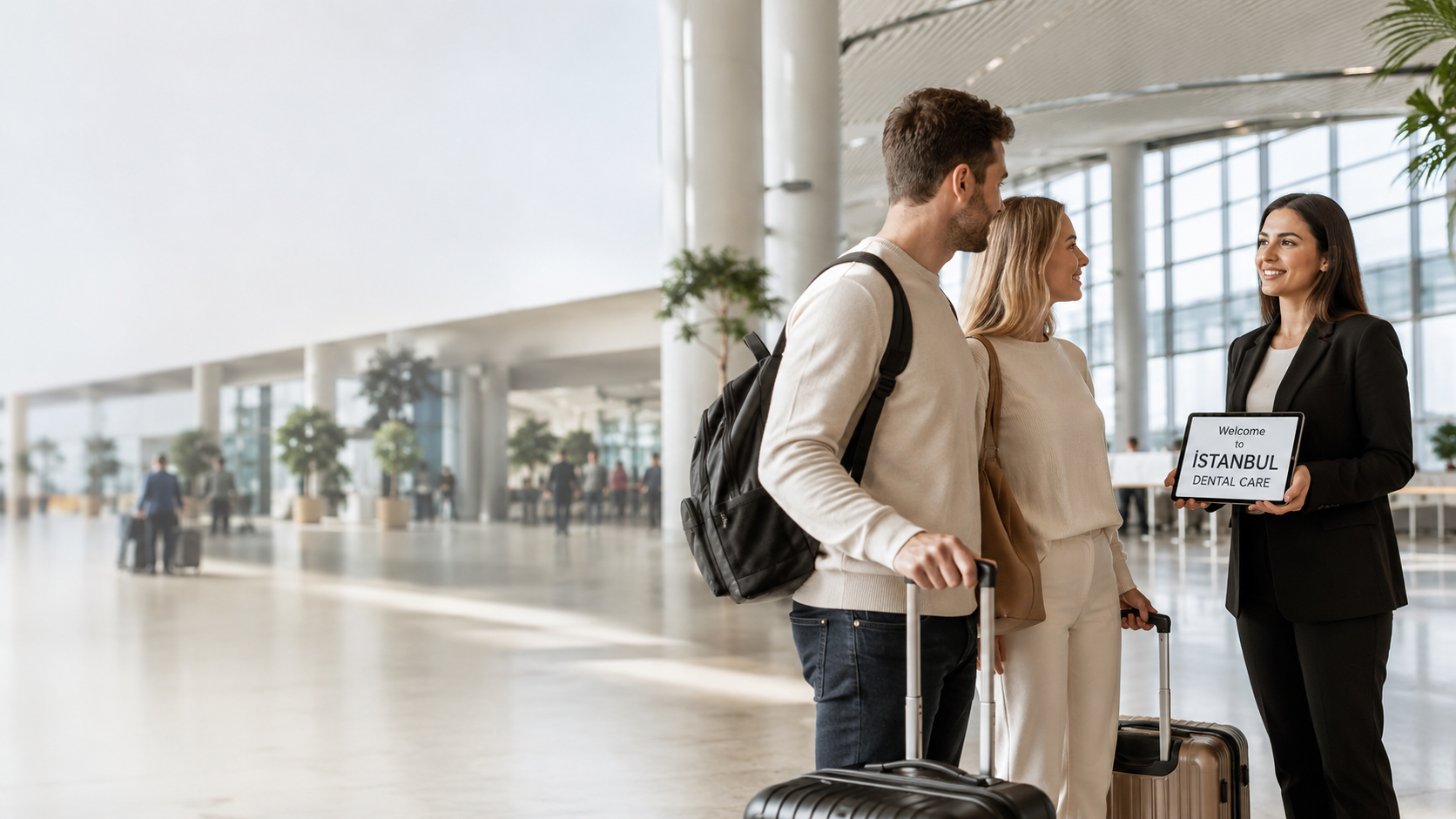 International dental patient arrival support