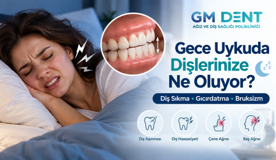 Gece Uykuda Dişlerinize Ne Oluyor? Diş Sıkma ve Gıcırdatmanın Belirtileri
